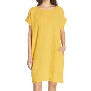 Eileen Fisher Textured organic Cotton Shirt Dress
